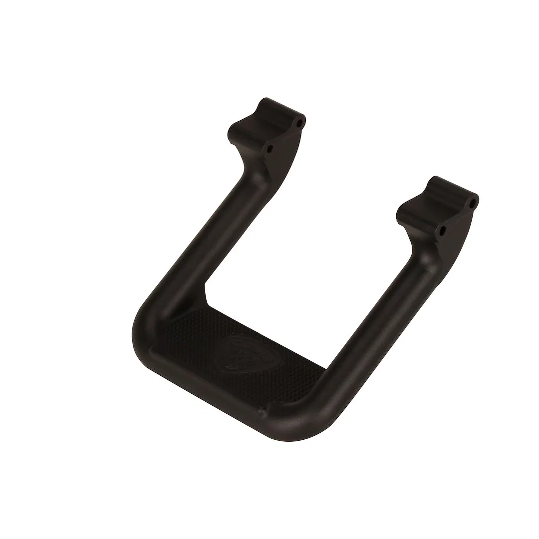 109771-1 – CARR Truck Step, Cab Mount Direct-Fit Single Flat Step Non-Extendable Stationary Textured Powder Coated Ma...